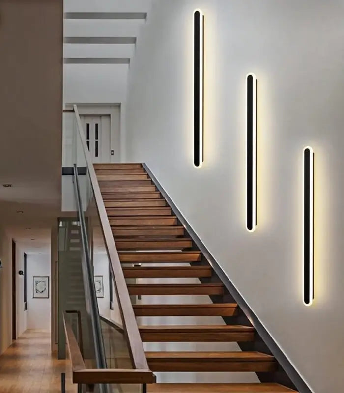 Atanur Ovlap 60 cm 12W Led Çift Yönlü Duvar Aplik Beyaz 3000K - Sarı Işık ürün görseli