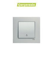 N/T Gümüş Light Mekanizma+Düğme