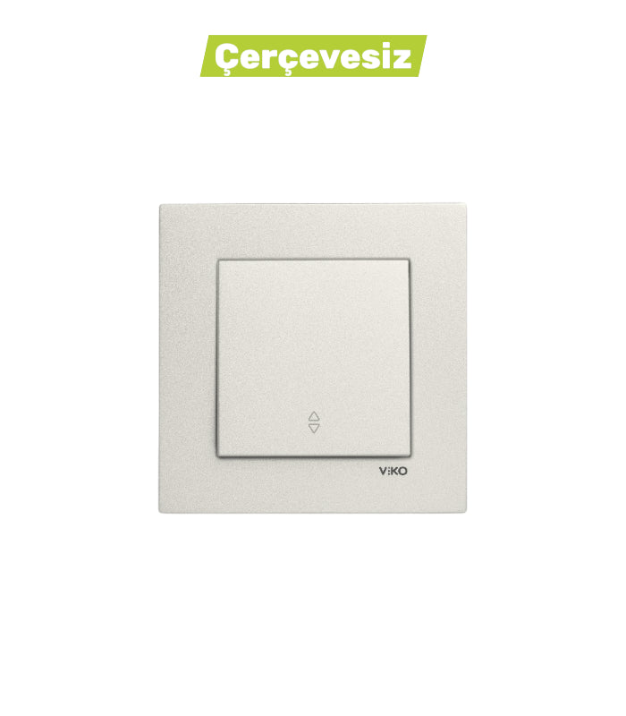 N/T Met. Beyaz Vavien Mekanizma + Düğme