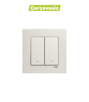 N/T Met. Beyaz Komütatör Vavien Mekanizma + Düğme