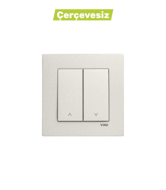 N/T Met. Beyaz Jaluzi Mekanizma + Düğme