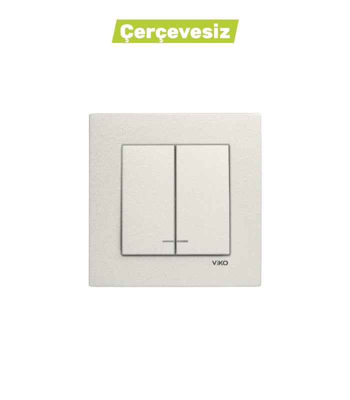 Novella Met.Beyaz Işıklı Komütatör