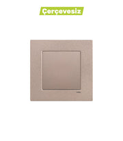 N/T Antrasit Anahtar Mekanizma+Düğme