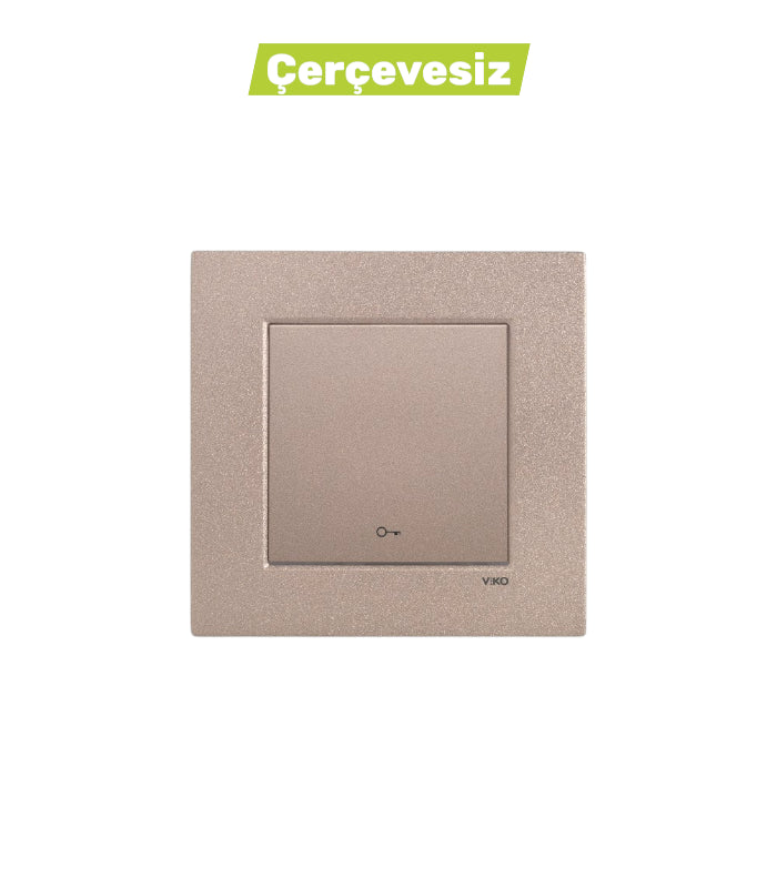 N/T Antrasit Zil Anahtarı Mekanizma+Düğme