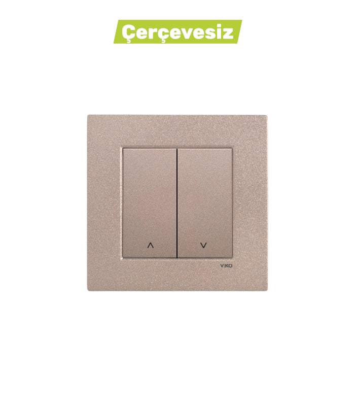 N/T Antrasit Jaluzi Mekanizma + Düğme