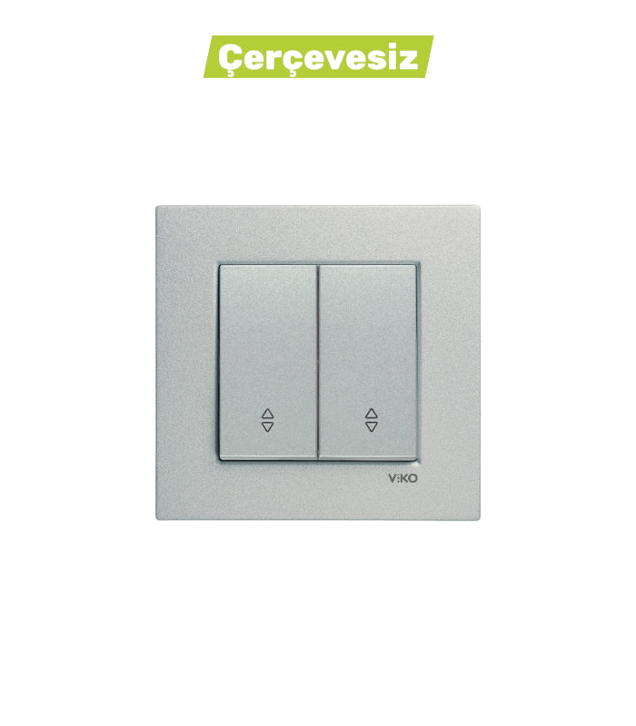 N/T Gümüş Komütatör Vavien Mekanizma + Düğme