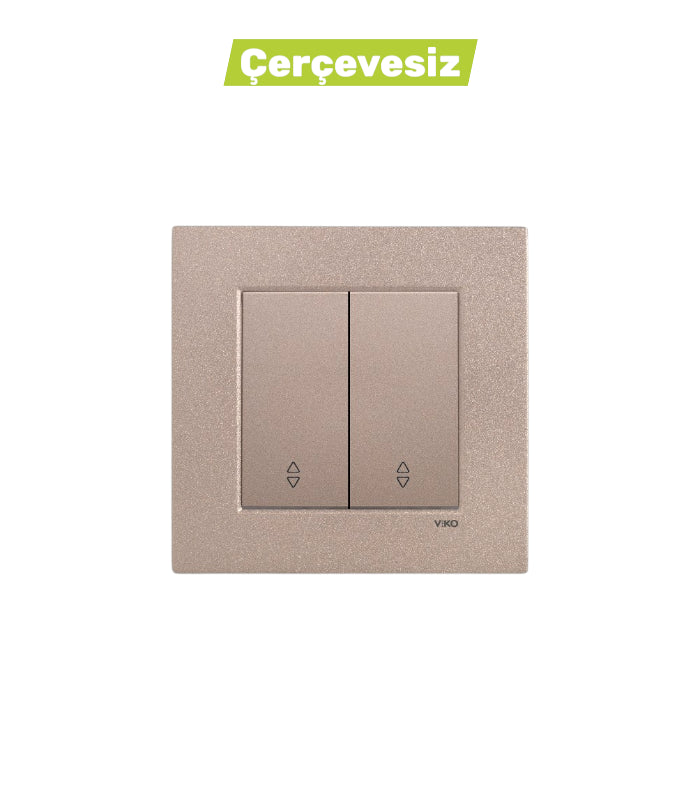 N/T Antrasit Komütatör Vavien Mekanizma + Düğme