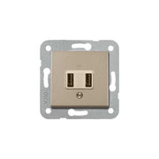 N/T Bronz USB Şarj Prizi Mekanizma+Düğme