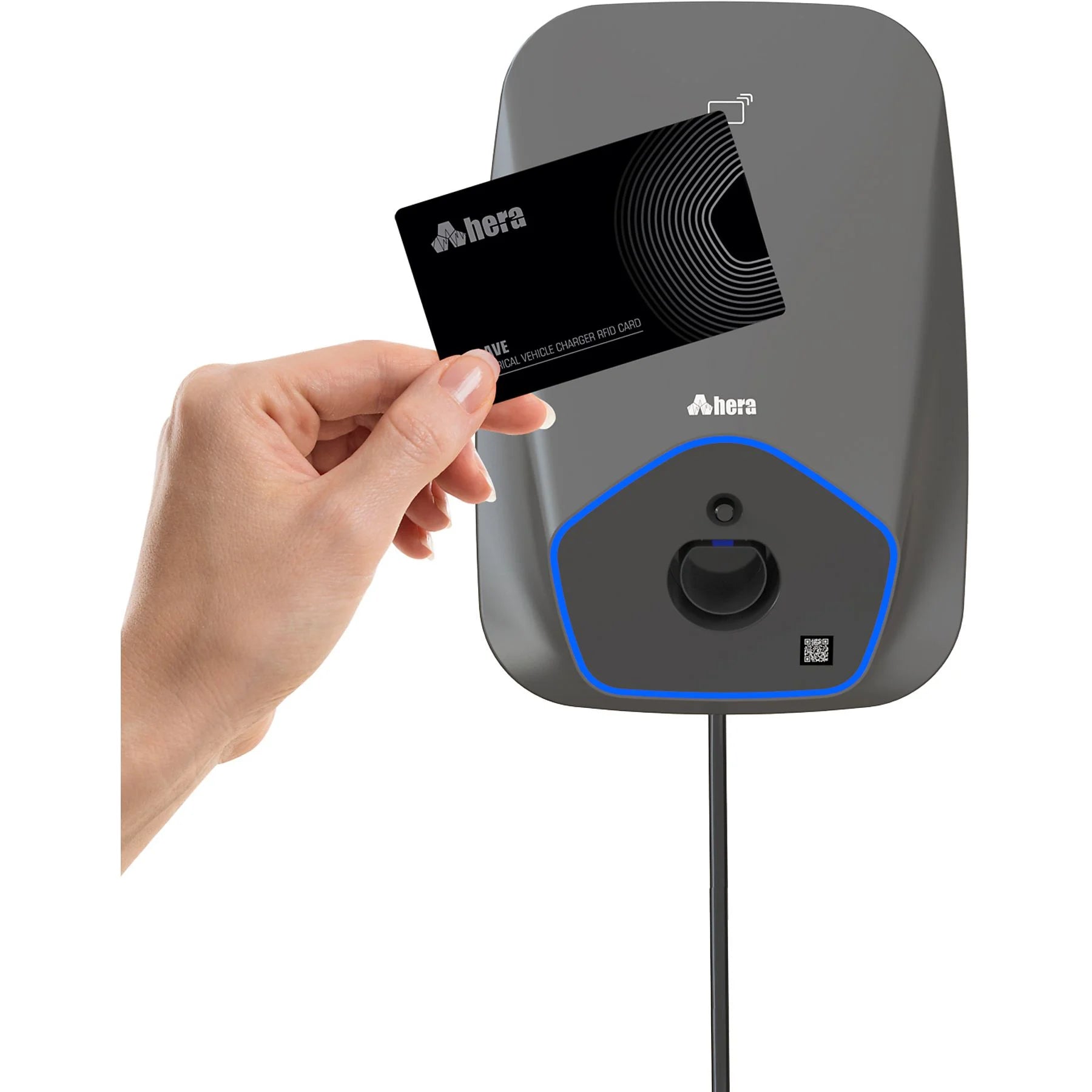 HERA Chargepack Personal 22 KW Kablolu (5m Type2) Elektrikli Araç Şarj Ünitesi Gri - BC31C