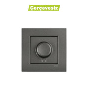 N/T Füme Rotatif Dimmer 40-600w Mekanizma + Düğme
