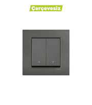 N/T Füme Jaluzi Mekanizma + Düğme