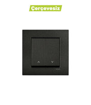 N/T Siyah Jaluzi Mekanizma + Düğme