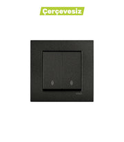 N/T Siyah Komütatör Vavien Mekanizma + Düğme