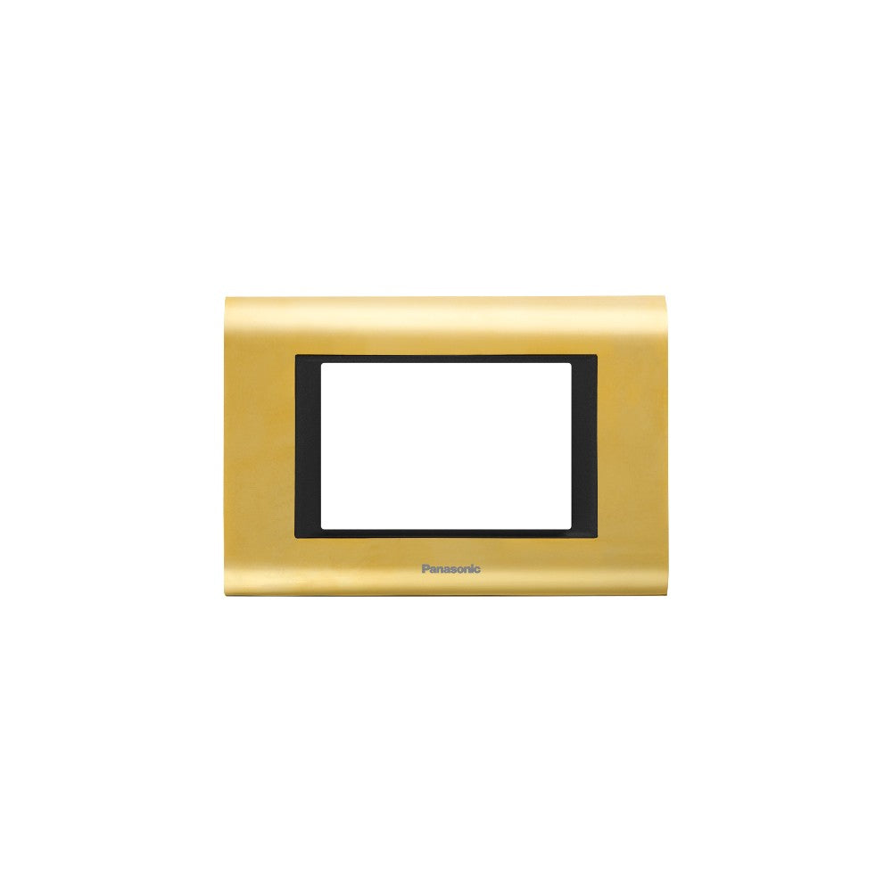 Panasonic Sistema Gold Siyah Çerçeve