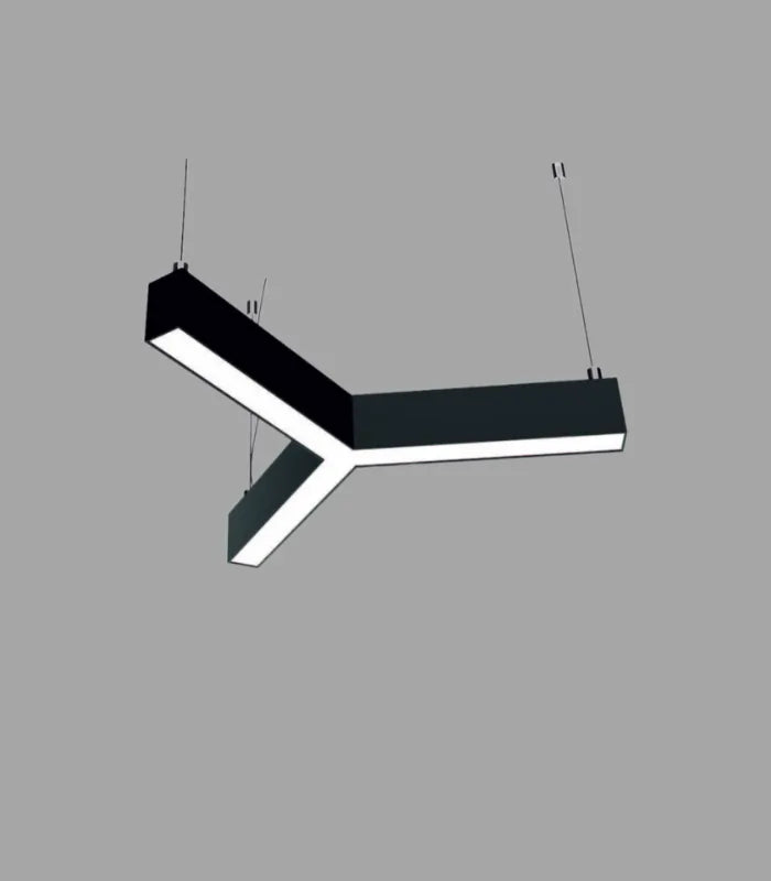 Atanur Y Dekoratif 90x90x90 cm 80w Linear Armatür Beyaz 3000K - Sarı Işık Sıva Üstü ürün görseli