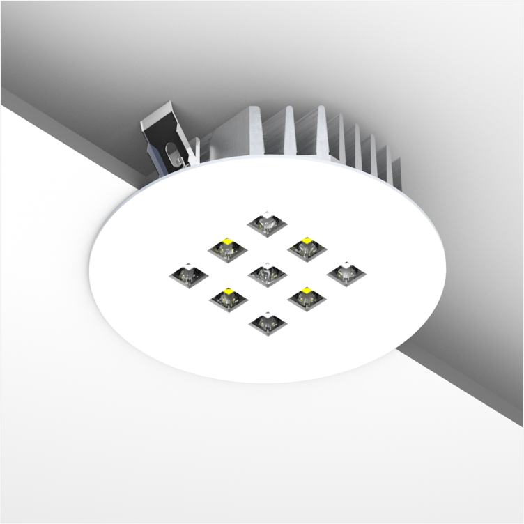 KMA515 Motorlu Kuyumcu Armatürü Ø260X230X110H 35W - GZ8500-KMA514