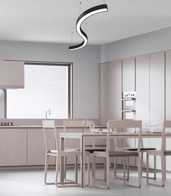 Atanur Nawa 150 cm 60w Su Yolu Led Linear Armatür Beyaz 3000K - Sarı Işık Sarkıt ürün görseli