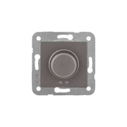 N/T Antrasit Rotatif Dimmer 40-600w Mekanizma + Düğme