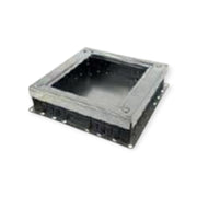 16 Modül Döşeme Altı Priz Sistemi Buatı 352X352 Metal