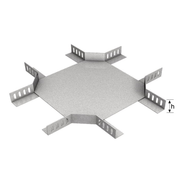 300mm Kablo Kanalı Dörtlü Bağlantı (+)