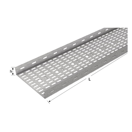 100mm Kablo Kanalı h:40 L:2500mm Kalınlık :0,8