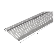 400mm Kablo Kanalı h:40 L:2500mm Kalınlık :1,2mm