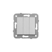 N/T Met. Beyaz 3'lü Anahtar Mekanizma + Düğme