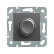 N/T Füme Rotatif Dimmer 40-600w Mekanizma + Düğme