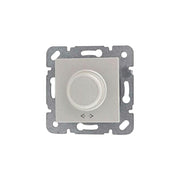 N/T Met. Beyaz Rotatif Dimmer 40-600w Mekanizma + Düğme