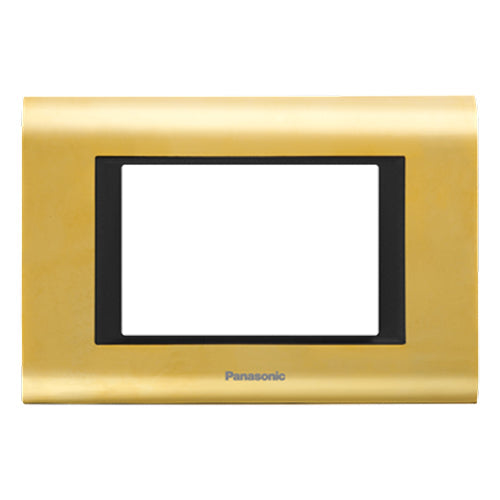 Panasonic Sistema Gold Siyah Çerçeve