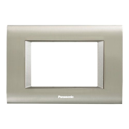 Panasonic Sistema İnox Mat Metalik Beyaz Çerçeve