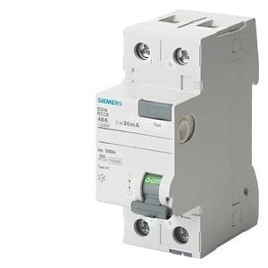 SİEMENS 2X40A 30mA KAÇAK AKIM RÖLESİ