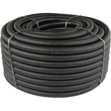 14 LÜK PLASTİK SPİRAL BORU SİYAH