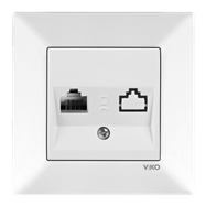 K/M BEYAZ TEKLİ DATA PRİZİ(RJ45)CAT-6
