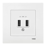 K/M BEYAZ USB ŞARJ PRİZİ 5V-2A
