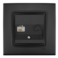 VİKO LİNNERA LİFE GECE SİYAHI TEKLİ DATA CAT-6