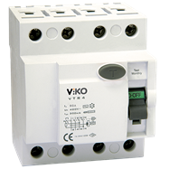 VİKO 4X25A 300mA KAÇAK AKIM KORUMA RÖLESİ